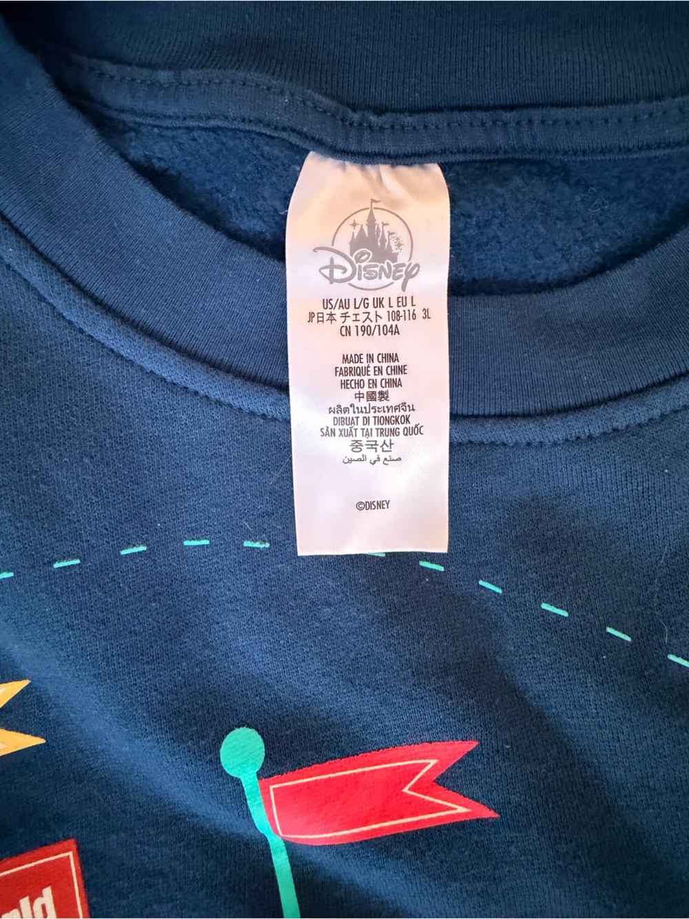 Mickey Mouse & Friends Magic Kingdom Sweater - Picture 3 of 3